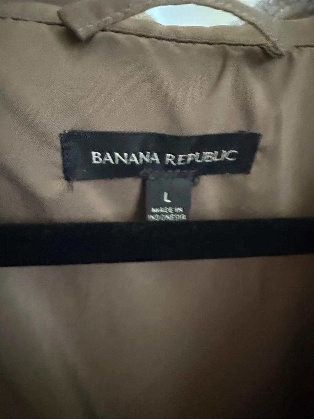 NWOT Banana Republic Men's Heritage Shirt Jacket Size L (Tan)